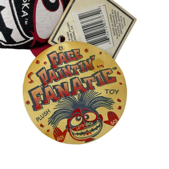 Gametime Nebraska Cornhuskers Home State Face Paintin Fanatic Plush Doll Stuffed - Picture 8 of 10